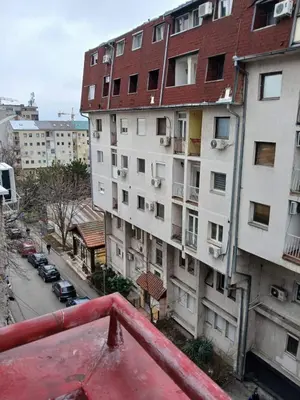 a view from the balcony of a building at Martin in Belgrade