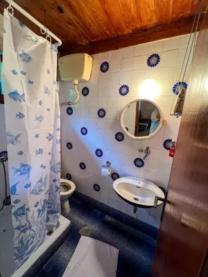 a bathroom with a sink and a toilet at Varljivo leto, Fruska gora in Čortanovci