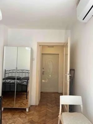 a room with a room with two bunk beds at Central Home in Belgrade in Belgrade