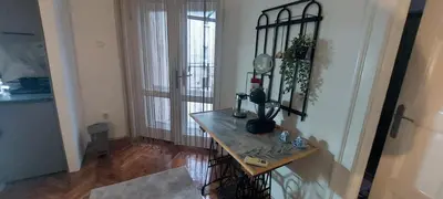 a room with a table with a plant on it at Bohemian in Belgrade