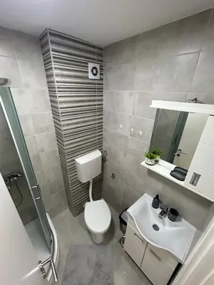 a bathroom with a toilet and a sink at Delete 44 in Novi Grad