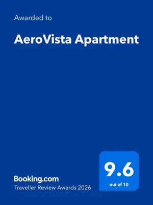 a screenshot of an app with the text upgraded to argosica appointment at AeroVista Apartment in Surčin