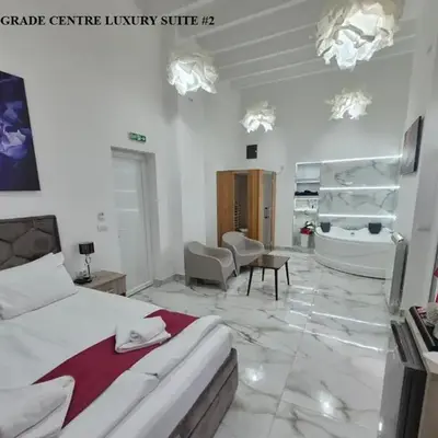 Authentic Belgrade Centre Suites with Patios in Courtyard for Smokers