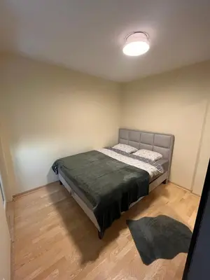 a bedroom with a bed in a room at My Pier in Bele Vode