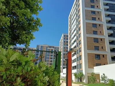a view of buildings in a city at Viva apartment in condominium in Voždovac