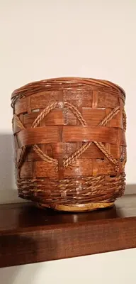 a basket sitting on top of a wooden table at TESLA Romantic Cradle-BIG Winter-PROMO Discount in Belgrade