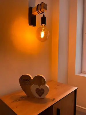 a table with a heart bowl on top of it at Kosancic No.1 in Belgrade