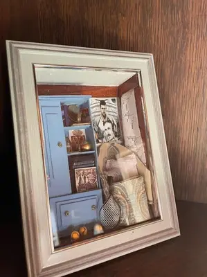 a picture of a photo in a picture frame at River House in Belgrade