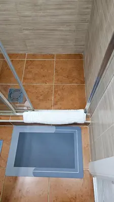 a room with a mat on the floor of a room at Apartman Pavlovic 2 in Dušanovac (historical)