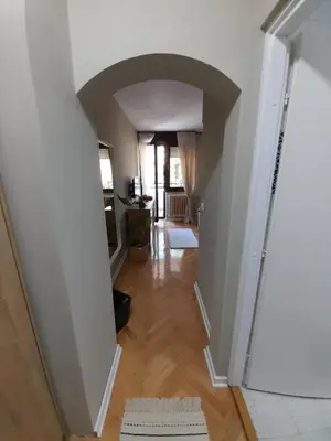 a hallway with an archway in a house at HARMONY in Žarkovo