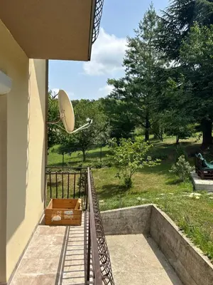 a satellite flying in the air on a balcony at Kosmaj Ruža vetrova in Sopot