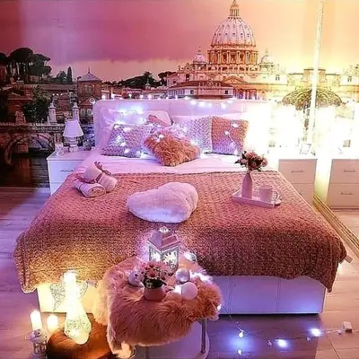 a large bed with stuffed animals sitting on it at Leona apartment in Zemun