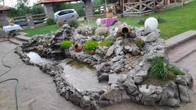 a model of a garden in a yard at Etno selo Smederevo PEPE- Serbia in Landol