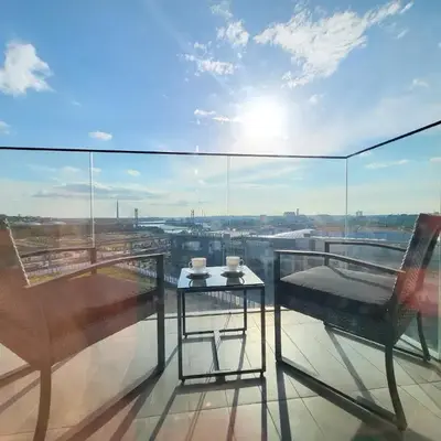 Panoramic View Lux Apartment BW