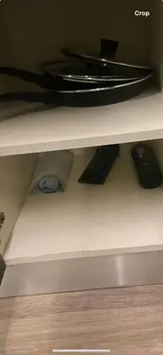 a shelf with a boat on top of it at Hram Vracar in Belgrade