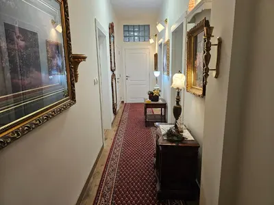 a hallway with a hallwayngth at VANSVEL Boutique Apartment 14 in Belgrade