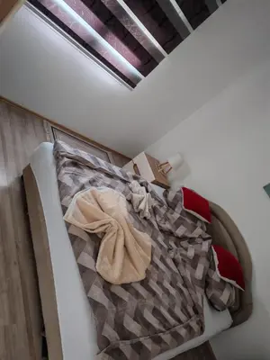 a bedroom with a bed in a room at Sveti Luka- OBRADOVIĆ SOKAK 41 in Šimanovci