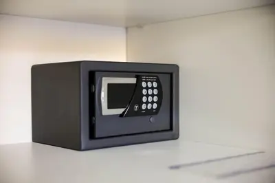 a microwave oven sitting on top of a counter at Emma in Belgrade