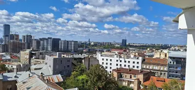 a view of a city with tall buildings at Dream apartment Beograd in Belgrade