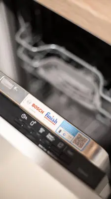 a close up of an oven door with a control panel at HostGost Selected Suites - K District in Belgrade