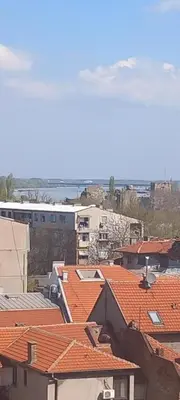 a view of roofs of buildings in a city at Dunav centar 7 in Smederevo