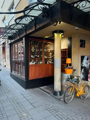 a bike parked in front of a building at Luxury apartment in the heart of Vračar in Belgrade