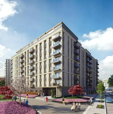 an architectural rendering of a building at BW Queen Apartman 412-whit free garage parking in Belgrade