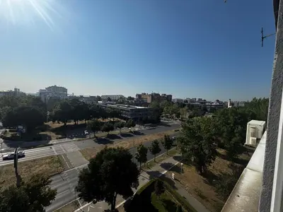 a view of a city from a building at Apartment Perfetto in Belgrade