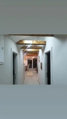 a view of a hallway in a house at Miran San Apartment Belgrade in Mali Mokri Lug
