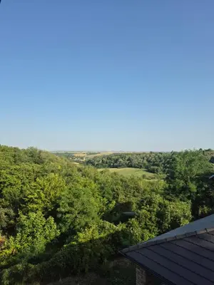 a view from the roof of a house at Vila Terasa in Čortanovci