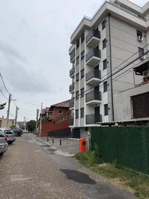 a building on the side of a street at Apartman ANDJA in Smederevo