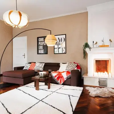 Fireplace Magic 108m2 with Balcony & Foosball
