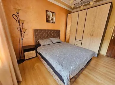 a bedroom with a bed in a room at Vila Miona Apartments in Belgrade