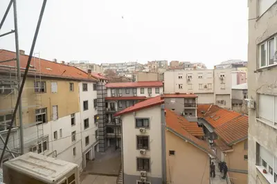 an overhead view of a city with buildings at Old Town Lounge Belgrade in Belgrade