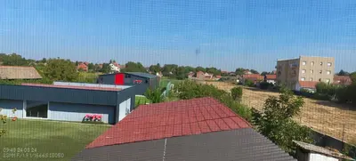 a view of a city with buildings and roofs at Dušan in Beograd