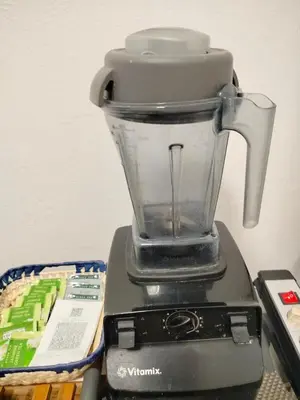 a blender sitting on top of a table at Moulin ROSE in Belgrade