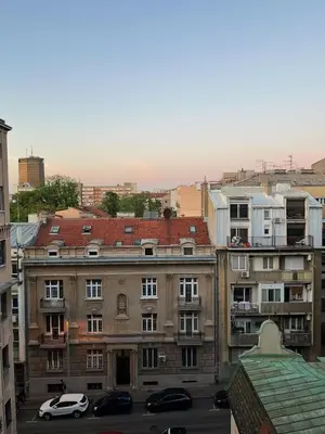 a view from the roof of a building at Cozy Apart Central Oasis in Belgrade
