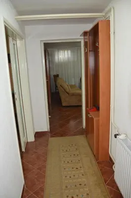 a hallway with a living room with a couch at Villa Stella Smederevo in Smederevo
