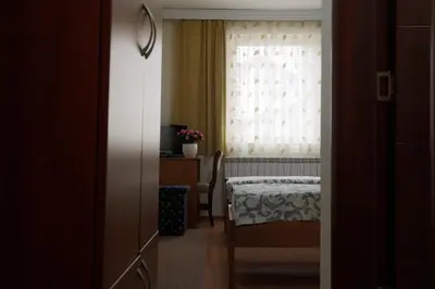 a room with a bed and a window at Accommodation Tara in Belgrade