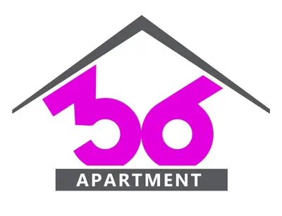 an illustration of a discount sign with a house at Apartment 36 in Belgrade