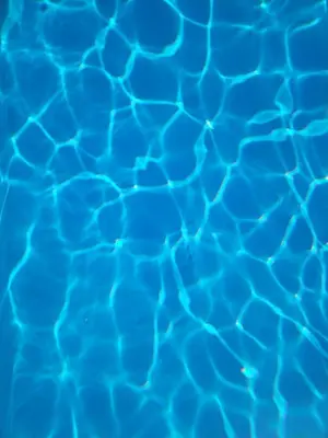 a close up of blue water in a swimming pool at Dunavski konaci in Brestovik