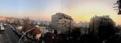 a view of a city with tall buildings at 1BR Flat in Heart Of Belgrade With Panoramic Central View in Belgrade