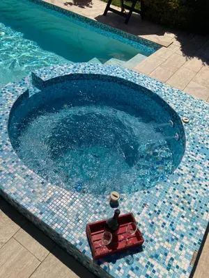 a small swimming pool with a toy in the water at Kuća na dan Villa Holiday in Sakule