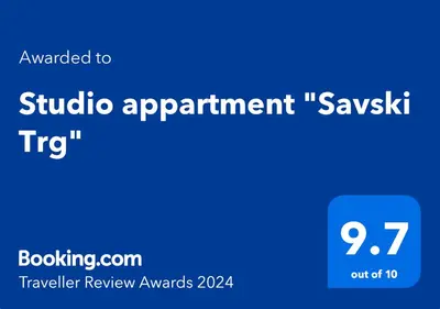 a blue screen with the words subscription appointment swxk on it at Studio Apartment 