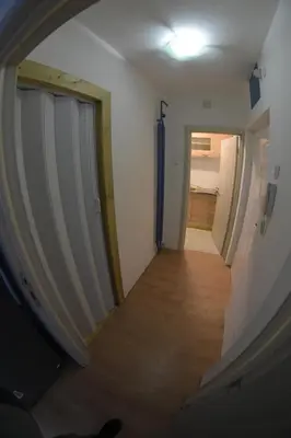 an overhead view of a hallway in a house at Apartment Dorcol in Belgrade