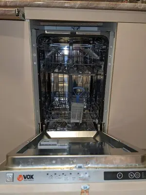a dishwasher with a rack of dishes in it at Danka in Belgrade