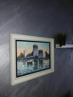 a picture of a painting on a wall at Downtown lux in Smederevo