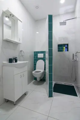 a bathroom with a toilet and a sink and a shower at Jana apartmani in Novi Grad