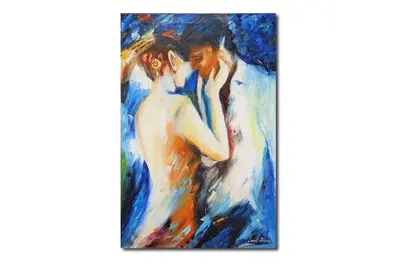 a painting of two women dancing at Apartment Paradise Exotic Star in Belgrade