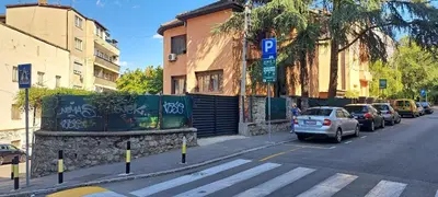 a car parked on the side of a city street at Deja FREE PARKING in Zvezdara